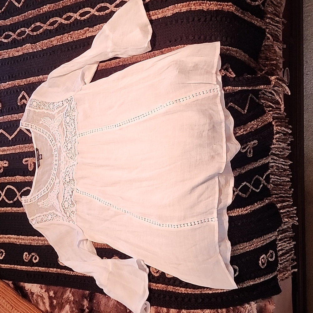 Beautiful white lace top